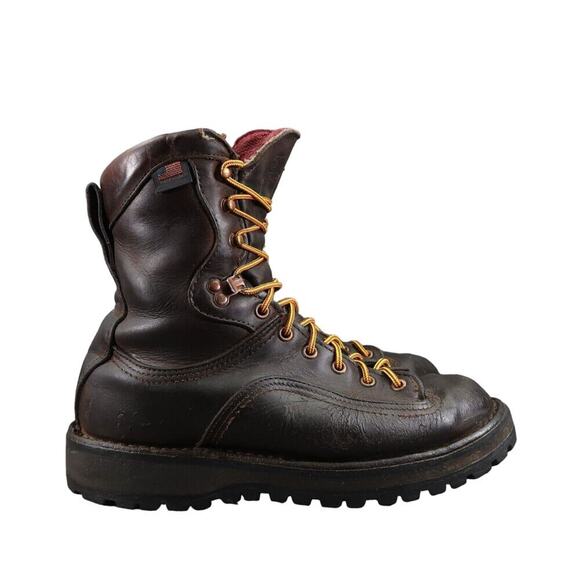 Danner Mens 8 Work Boots Hawk Nubuck Leather USA Waterproof Lace Up Handcrafted main image 15